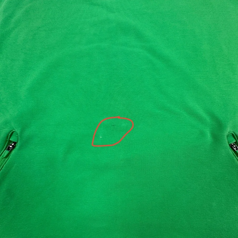 Nike Men's Sweatshirt Dri-FIT Colorblock Green Blue XL Zipper Pockets Pullover‎